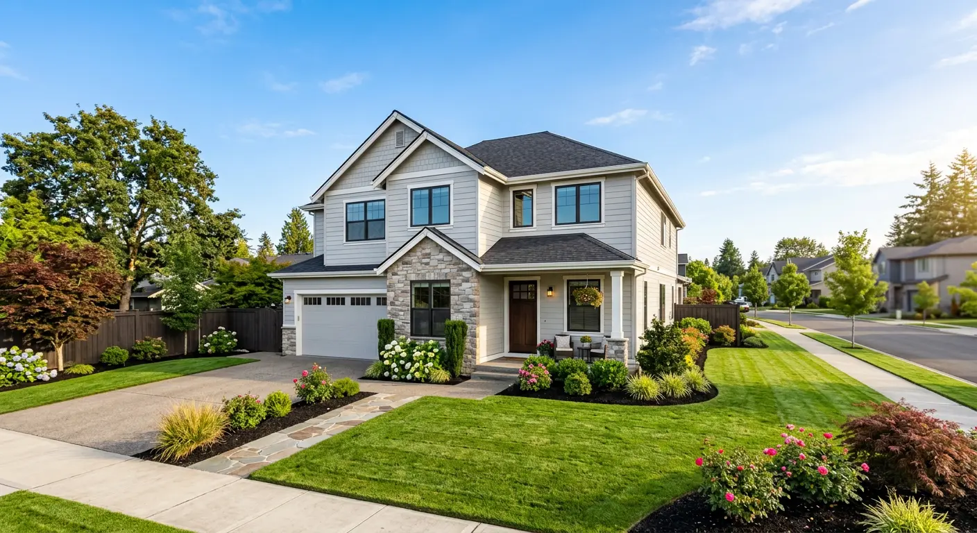 Beautiful home exterior